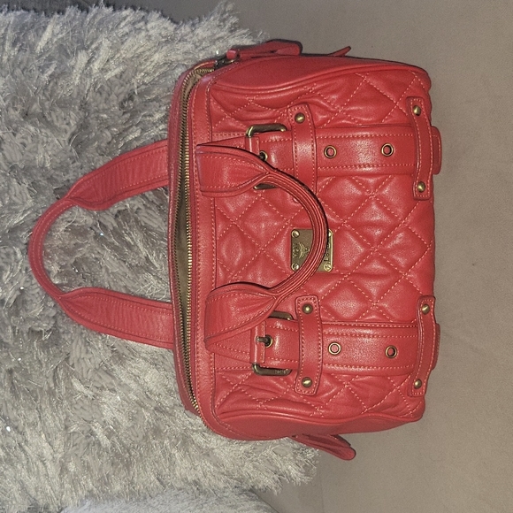 RED MCM SATCHEL - Picture 8 of 8